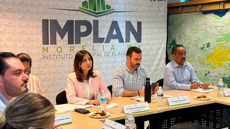 Avanza IMPLAN Morelia en proyectos de planeación para la ciudad  