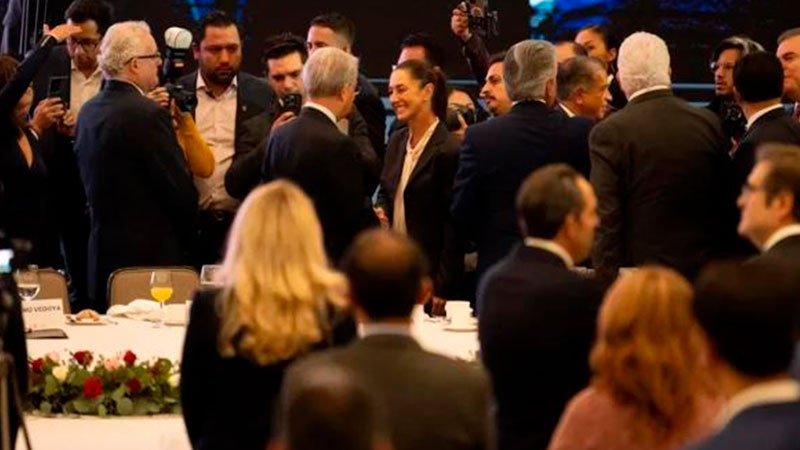 Claudia Sheinbaum presenta su visión de desarrollo para el país ante el Consejo Coordinador Empresarial 