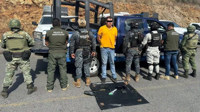 Capturan a presunto líder de célula de Jalisco en Zacatecas 