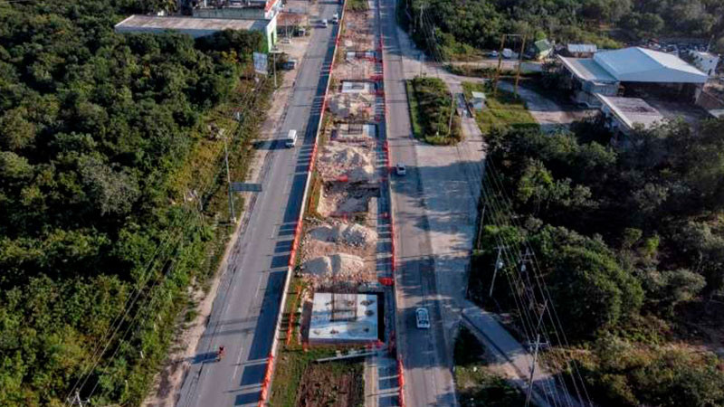 Ordenan suspensión a obras del Tren Maya en Tramo 5 Sur de Playa del Carmen a Tulum 
