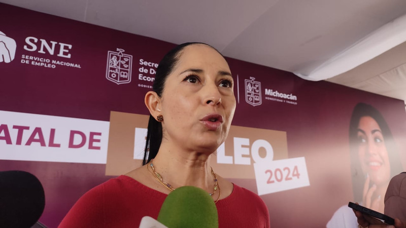 Buscan cerrar el año con 500 mil empleos formales en Michoacán, anuncia subsecretaria del Trabajo 
