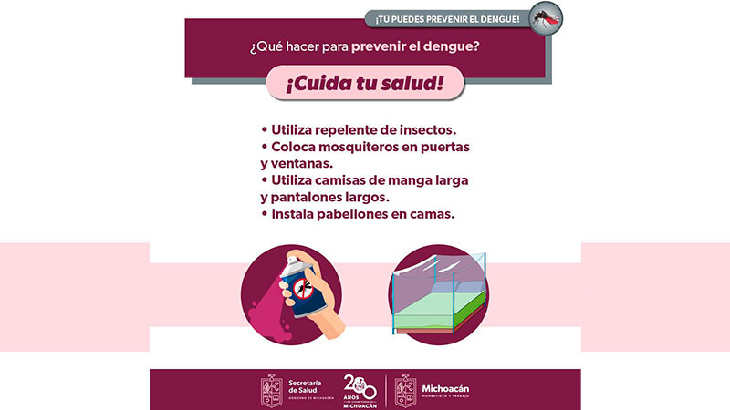 En temporada de lluvias mantén estas medidas para prevenir el dengue  