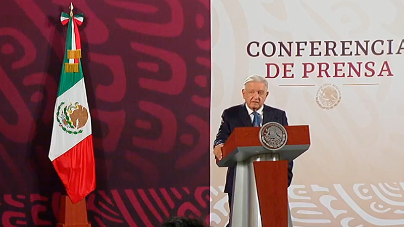 Reporta AMLO caída de 68% en detenciones de migrantes en frontera con EEUU 