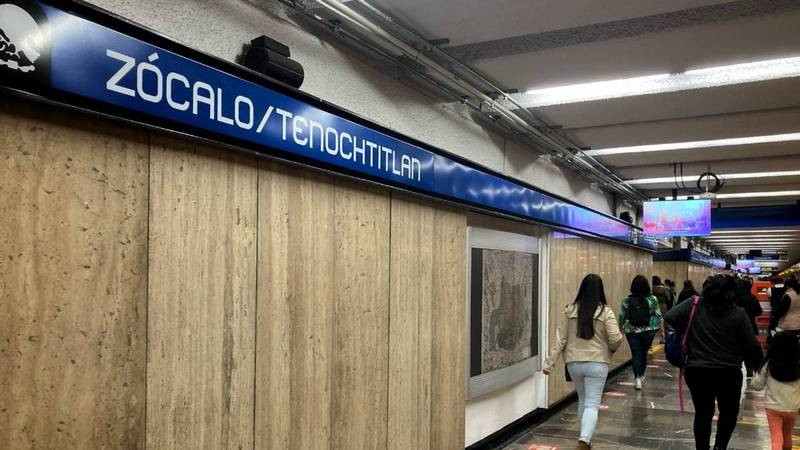 Reabren estación Zócalo del Metro luego de casi un mes cerrada 