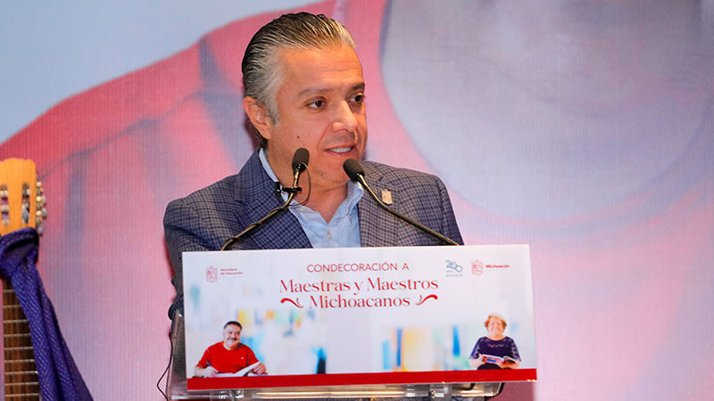 Gobierno de Michoacán garantiza respaldo al magisterio: Luis Navarro 