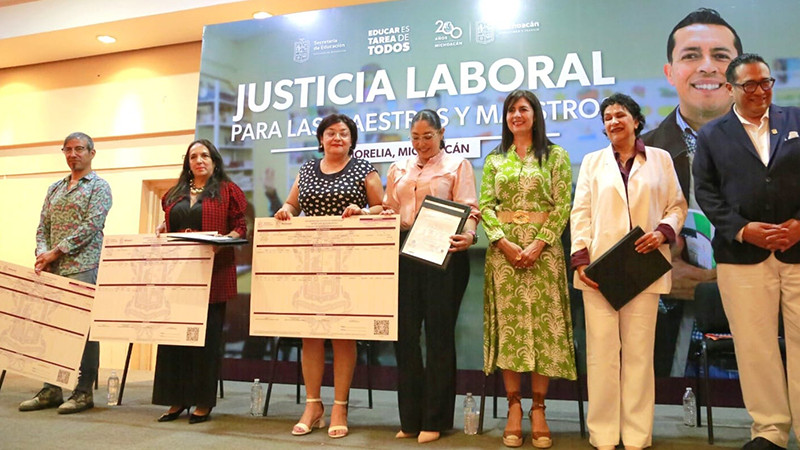 Recategorización de docentes permite mejoras laborales: SEE 