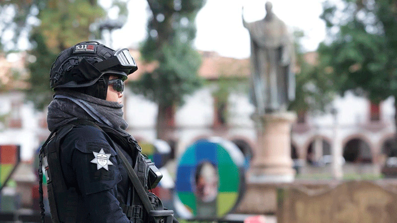 Supervisa Juan Carlos Oseguera Cortés tercera comisaría regional en Pátzcuaro