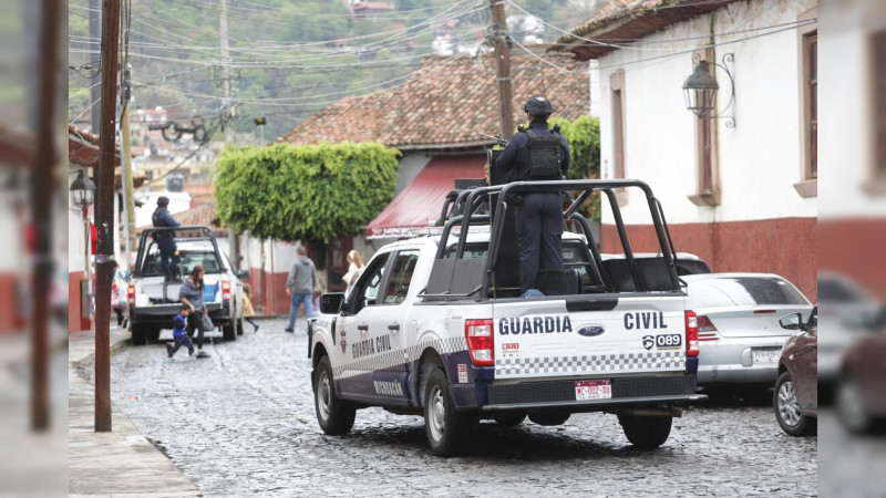 Supervisa Juan Carlos Oseguera Cortés tercera comisaría regional en Pátzcuaro