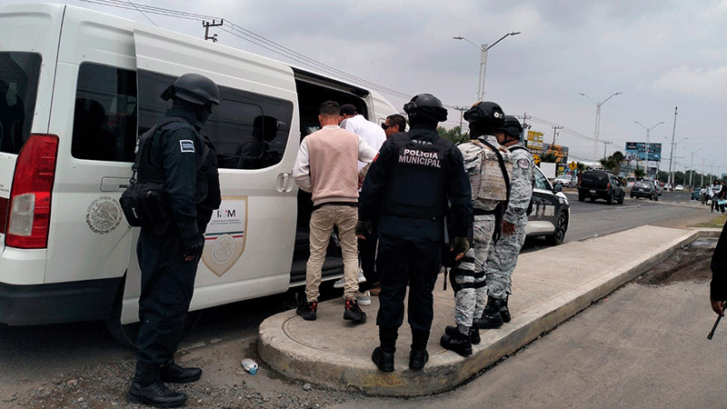 Aseguran a 11 migrantes en Tizayuca, Hidalgo 