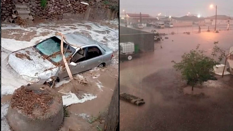 Lluvias y fuertes rachas de viento ocasionan estragos en Chihuahua 