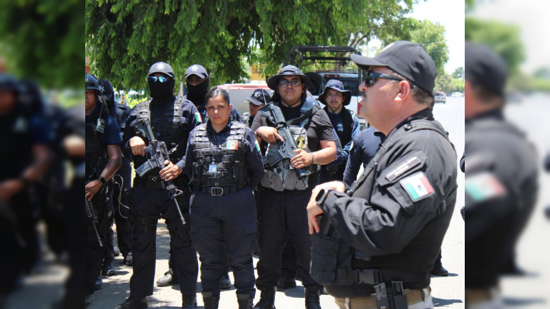 Detenciones, motos recuperadas y droga asegurada en operativo encabezado por Fiscalía de Michoacán en Apatzingán  