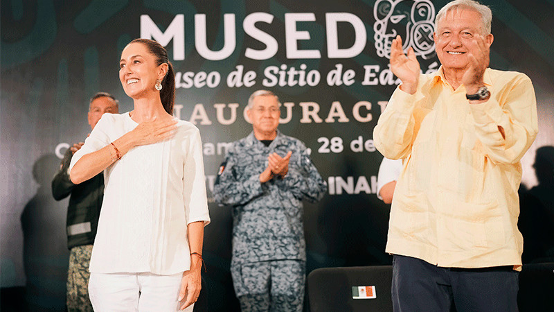 Vamos a dar continuidad al Tren Maya, a seguir construyendo nuestro destino junto con el pueblo: Claudia Sheinbaum