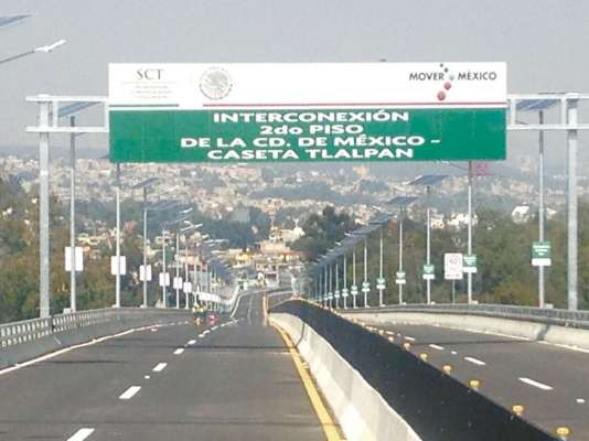 Mañana abrirá segundo piso de la autopista México-Cuernavaca 