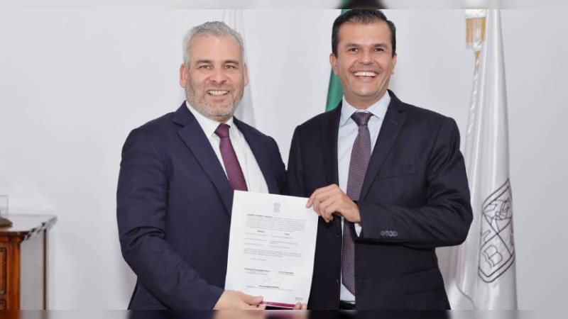 Designa Bedolla a Juan Manzo como subsecretario de Gobernación y a Xiomara Trevizo en Derechos Humanos y Población 