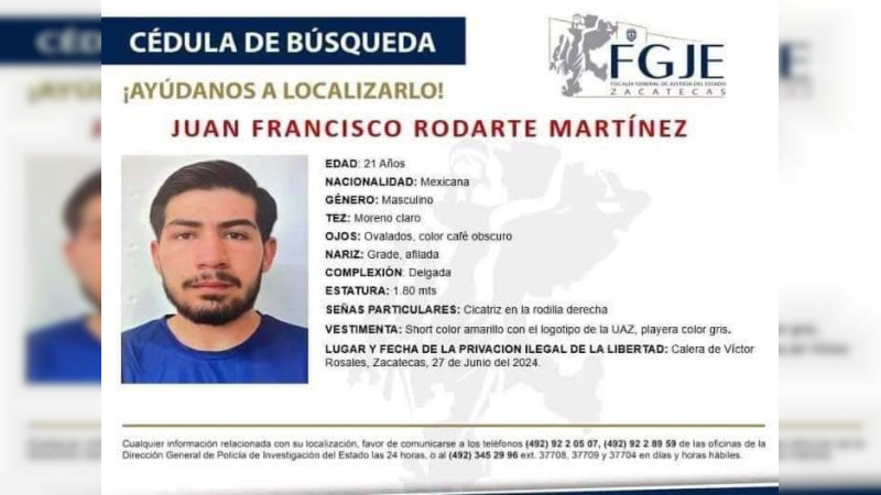 Privación de la libertad de estudiante en Zacatecas causa movilización de alumnos y familiares; exigen su localización 