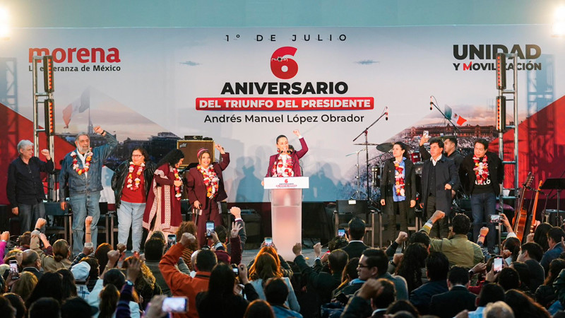 Propone Sheinbaum que 1 de julio sea declarado "Día de la Revolución de las Conciencias" 