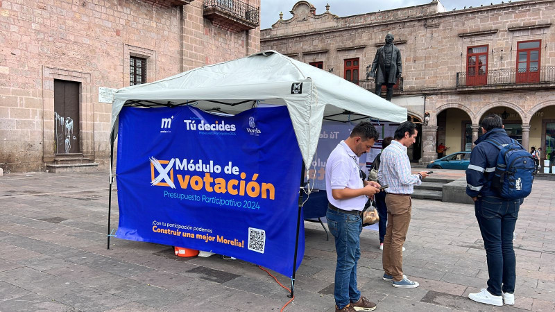 Abiertos, centros de votación de proyectos ciudadanos registrados en el Presupuesto Participativo 