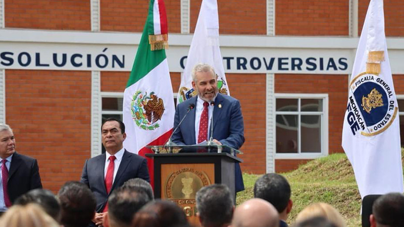 Inaugura Ramírez Bedolla, complejo de la FGE Sentimientos de la Nación  