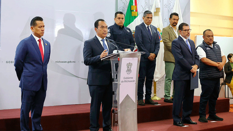 Bajó homicidio 50 % de 2021 a junio de 2024 en Michoacán: Juan Carlos Oseguera 