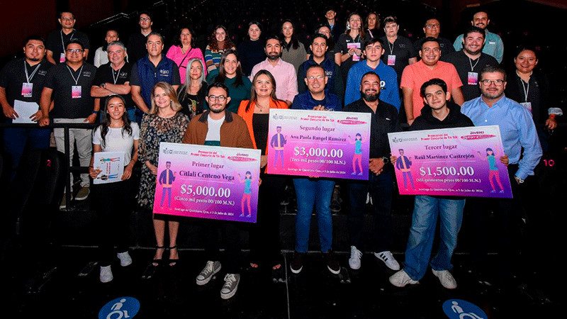 Premia IEEQ a ganador@s del Primer Concurso “Jóvenes DemocraTikToks” 