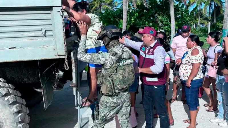 Aumenta a más de 13 mil despliegue de elementos de fuerza de tarea por 'Beryl' 