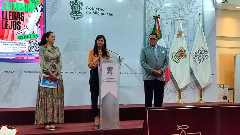 Buscan mantener a las juventudes michoacanas en las aulas 