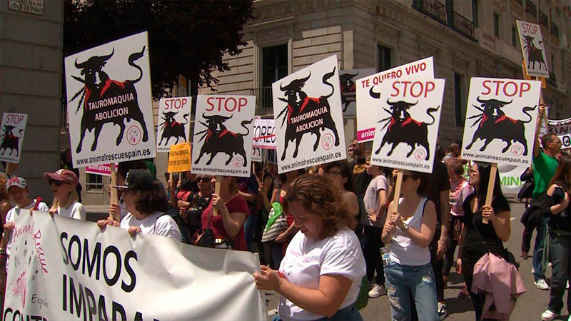 CDMX: Se manifiestan en Sader  contra corridas de toros 