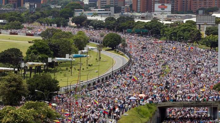 Miles reclaman referéndum contra Nicolás Maduro en la “Toma de Venezuela” 