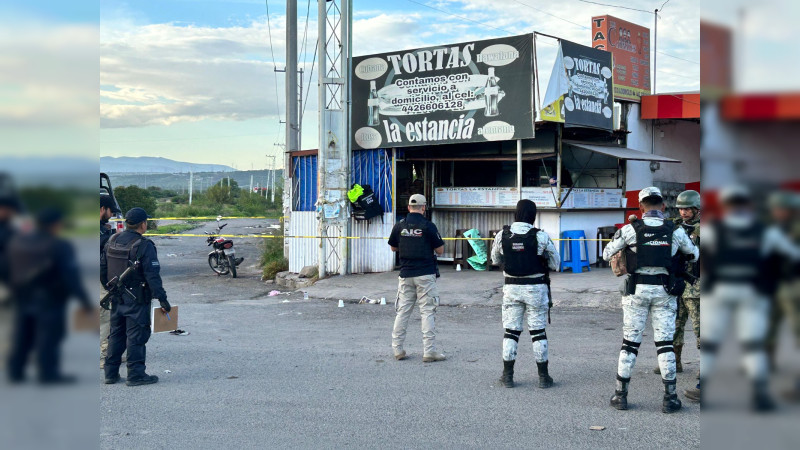Agresión a balazos deja sin vida a dos personas en La Estancia en Apaseo el Grande 