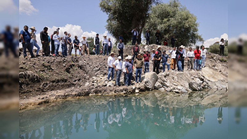 Van 15 manantiales recuperados en Urandén para preservar el Lago de Pátzcuaro