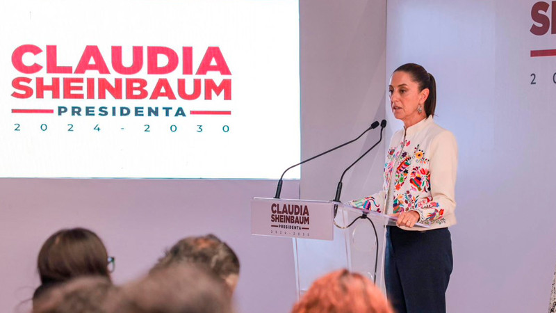 Sheinbaum felicita a líder de la izquierda francesa por victoria electoral 