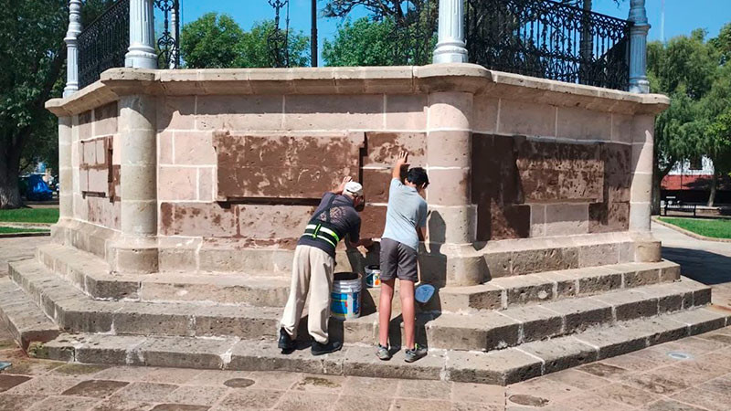 Rehabilita Ayuntamiento de Morelia infraestructura urbana del Bosque Cuauhtémoc 