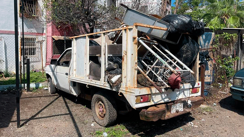 Campaña de Descacharrización recorrerá 20 colonias durante la semana en Lázaro Cárdenas