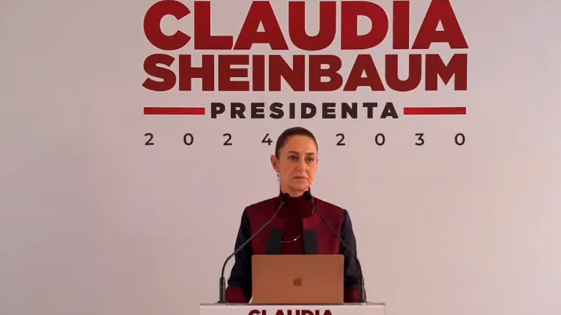 Asegura Sheinbaum que no intervendrá en renovación de dirigencia de Morena 