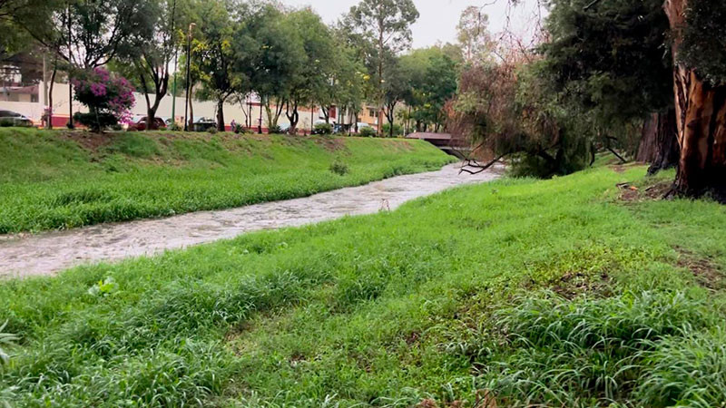 El río Grande se mantiene al 60 por ciento de capacidad: Gobierno de Morelia, Michoacán 
