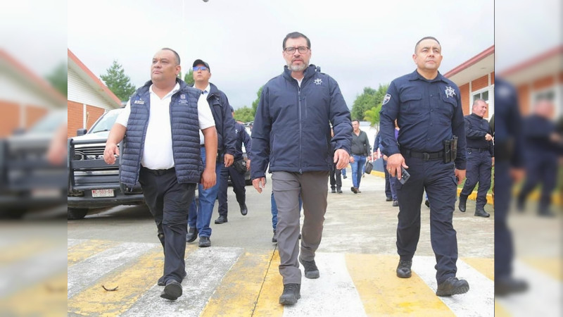 Supervisa titular de SSP Michoacán cuarteles de Maravatío y Zitácuaro  