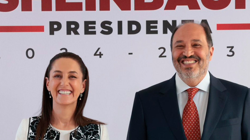 Celebra AMLO que Sheinbaum nombre a Lázaro Cárdenas Batel como jefe de su oficina 