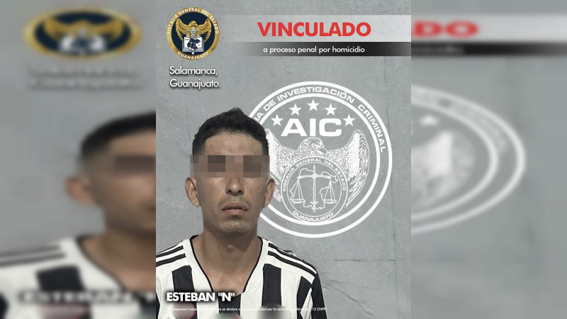 Detienen a presunto responsable de asesinato de Rolando 'N' en Salamanca, hecho ocurrido hace cinco años 