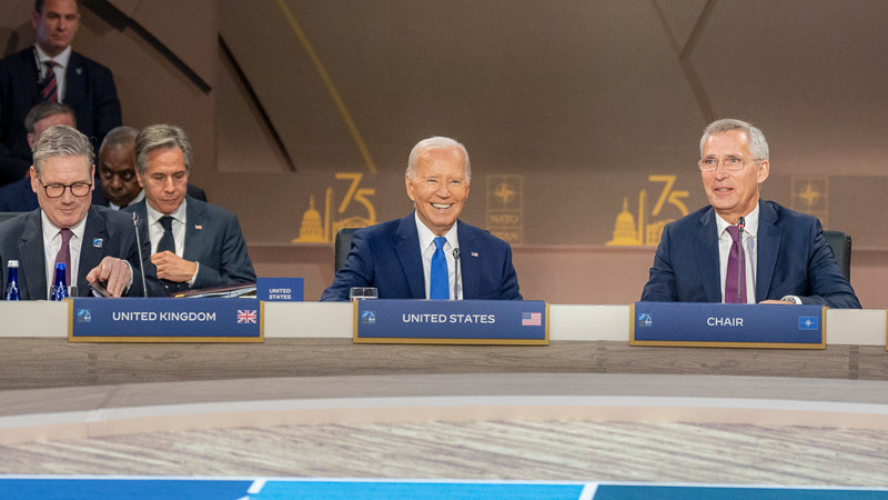 Conferencia de prensa de Biden en cumbre de la OTAN atrajo a más audiencia que los Óscar 
