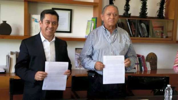 Ayuntamientos de Michoacán y Secretaría de Turismo firman convenios de infraestructura turística - Foto 1 