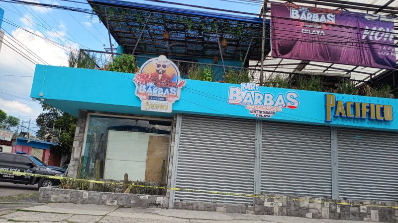 Ataque armado en bar  "Mr Barbas", en Celaya, deja dos muertos y dos heridos