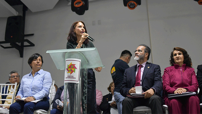Con una agenda social progresista, se fortalece el Movimiento Nacional por la Esperanza: Nalleli Pedraza 