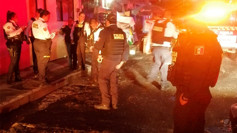 Balean a un individuo en Morelia, Michoacán; resultó herido 