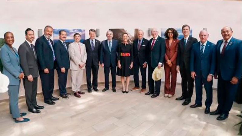 Claudia Sheinbaum sostiene reunión con delegación bipartidista de senadores y congresistas de Estados Unidos 