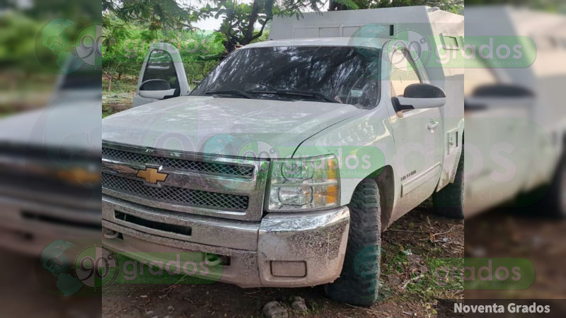 Aseguran blindada y casquillos tras enfrentamientos en Buenavista, Michoacán 