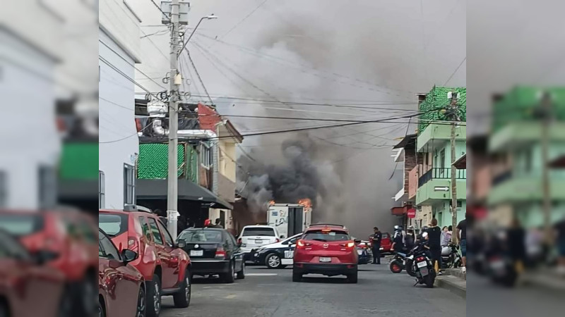 Destroza crimen blindaje de la SSP Michoacán: Mantas, quemas, extorsiones y balaceras a unas horas de mega operativo 
