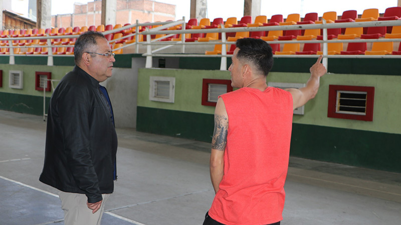  Estamos trabajando en el mejoramiento de los espacios deportivos: José Luis Téllez Marín. 