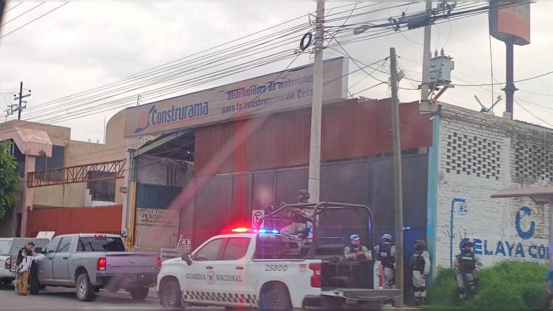 Ataque armado en Celaya deja un herido y un muerto