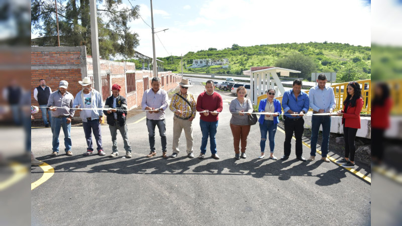 Camino Al Progreso: Bladimir González inaugura 3 obras en Tarímbaro