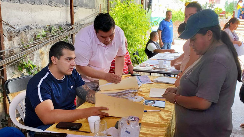 Sedum trabaja para dar certeza jurídica a familias michoacanas 